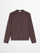 Jersey blouse, Black Cherry