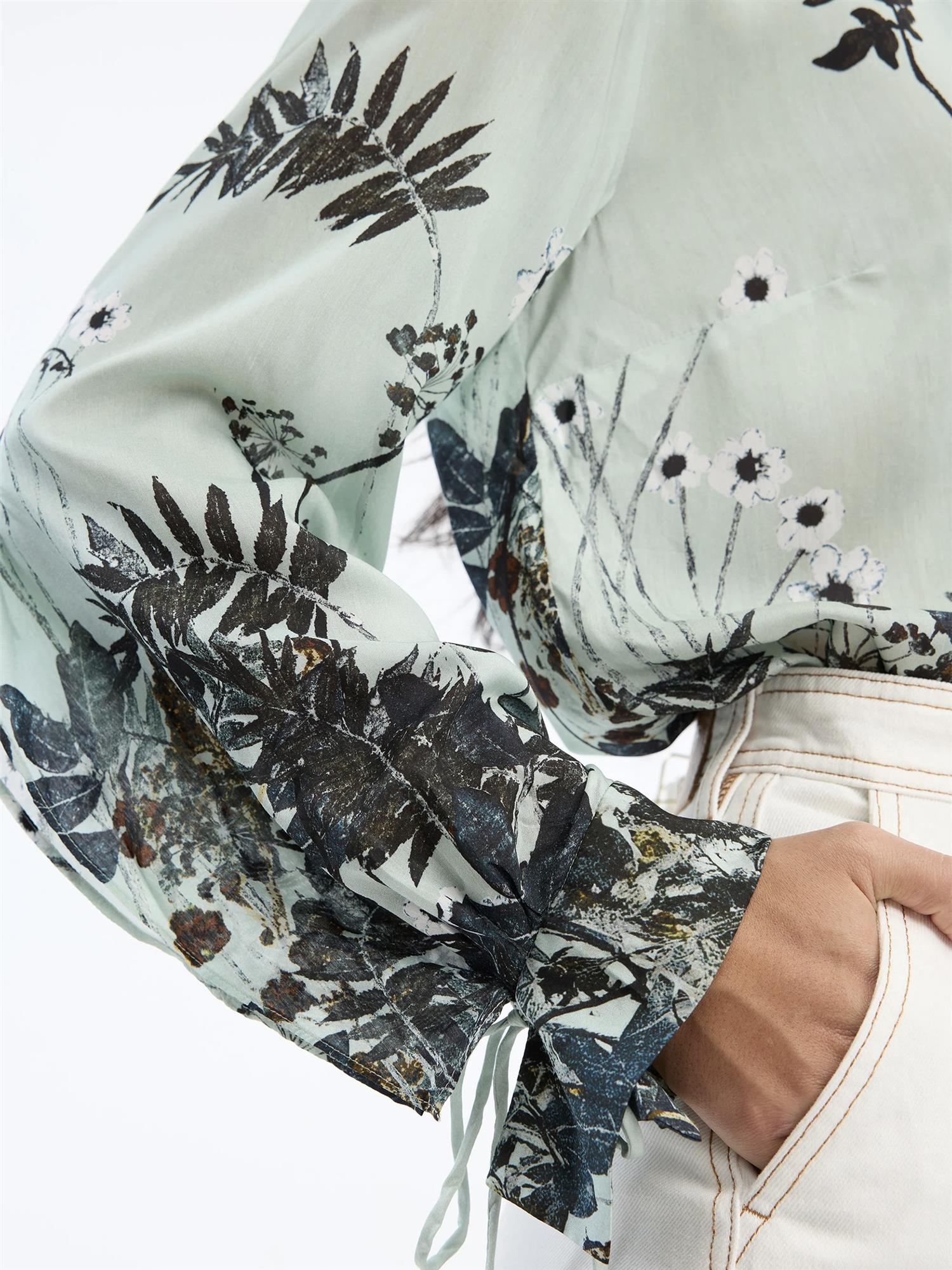 Basilia Blouse, Mint
