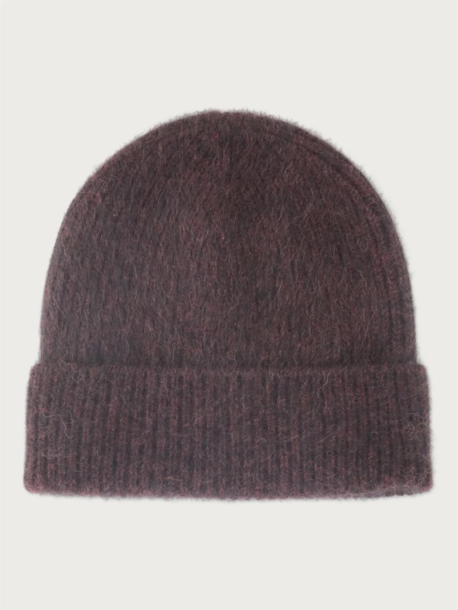 RAFFI Beanie, Red Wine Melange