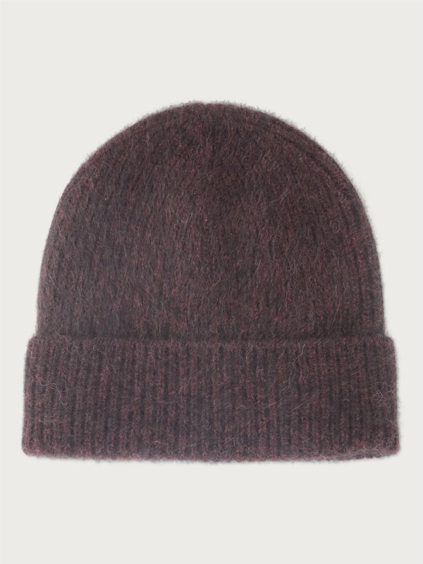 RAFFI Beanie, Red Wine Melange