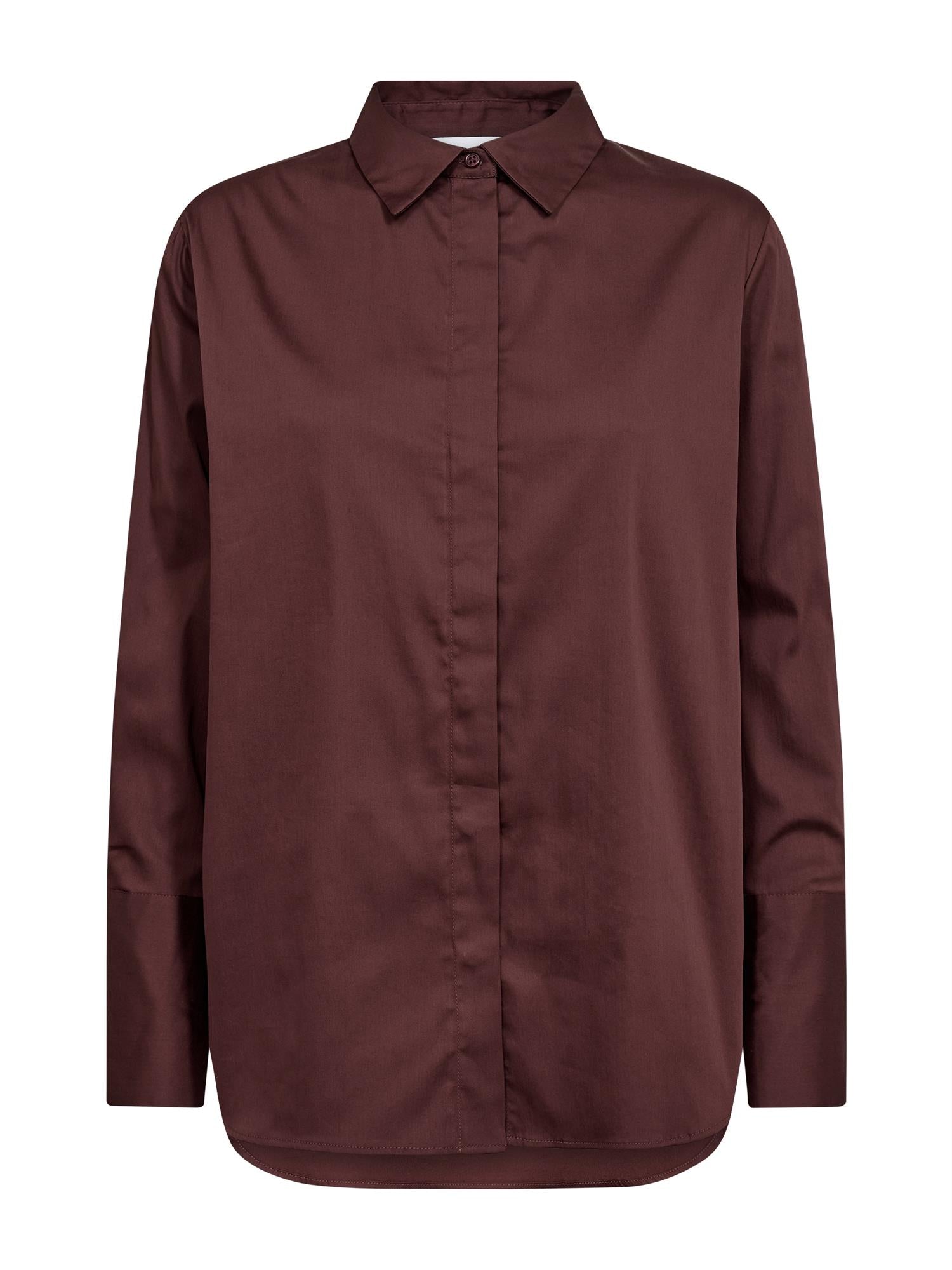 Bettina Classic Shirt, Burgunder