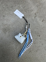 Bag Charm, Sky Blue Purse