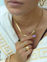 IVY Snake Chain Necklace Stainless Steel - Gold