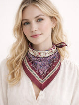 Gardenparty Taby Sia Scarf, Burgunder