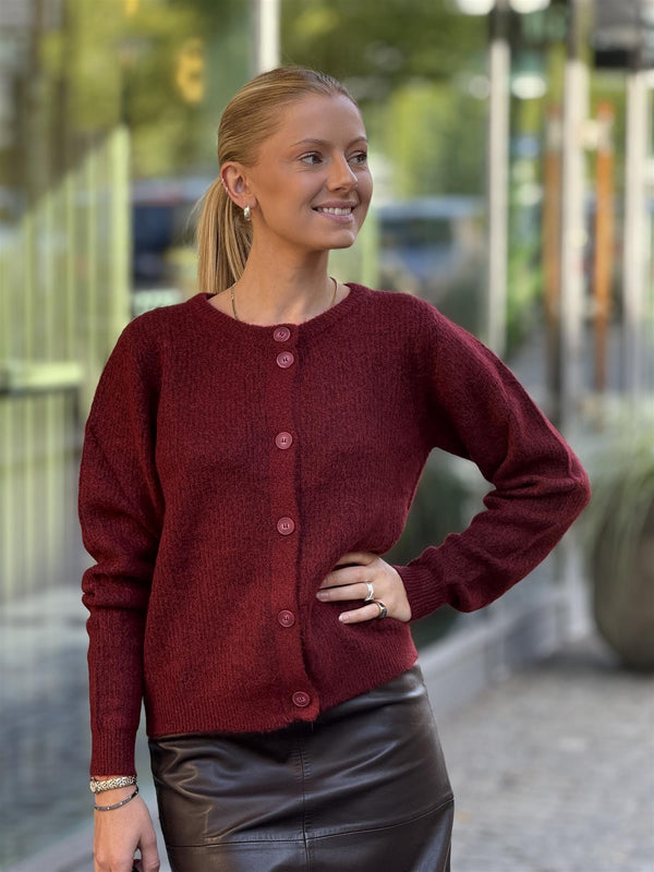 Kora cardigan 9965, Burgunder