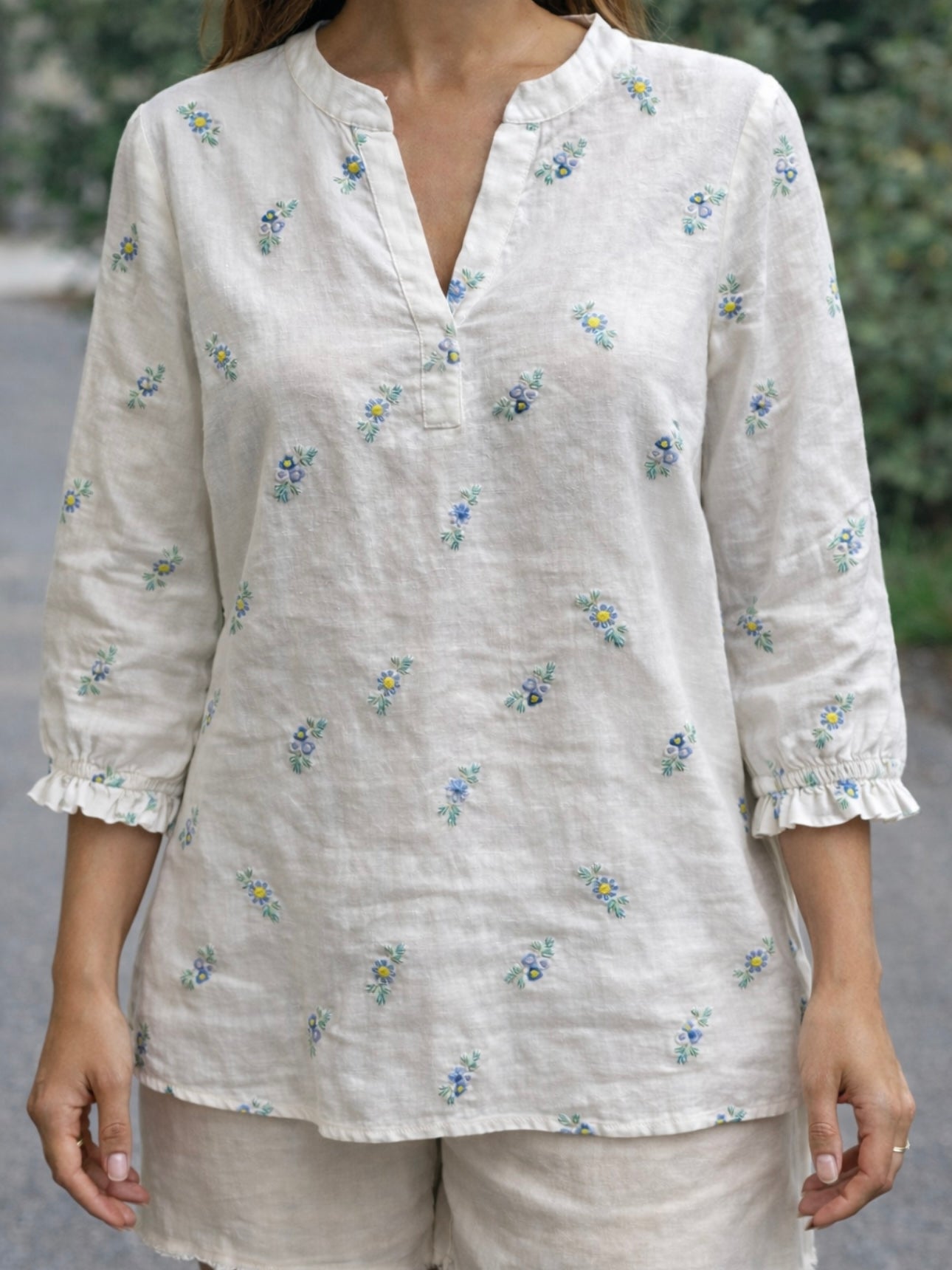 Rikkeliza Blouse, Blue