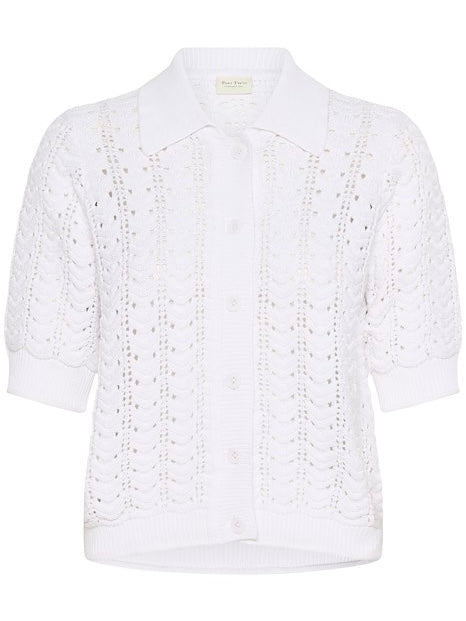 Rhoda PW Cardigan, White