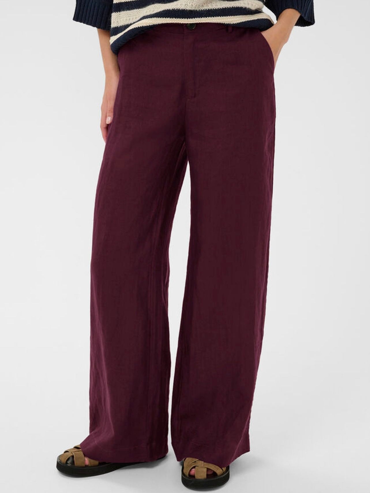 Ninnes PW Pant, Burgunder