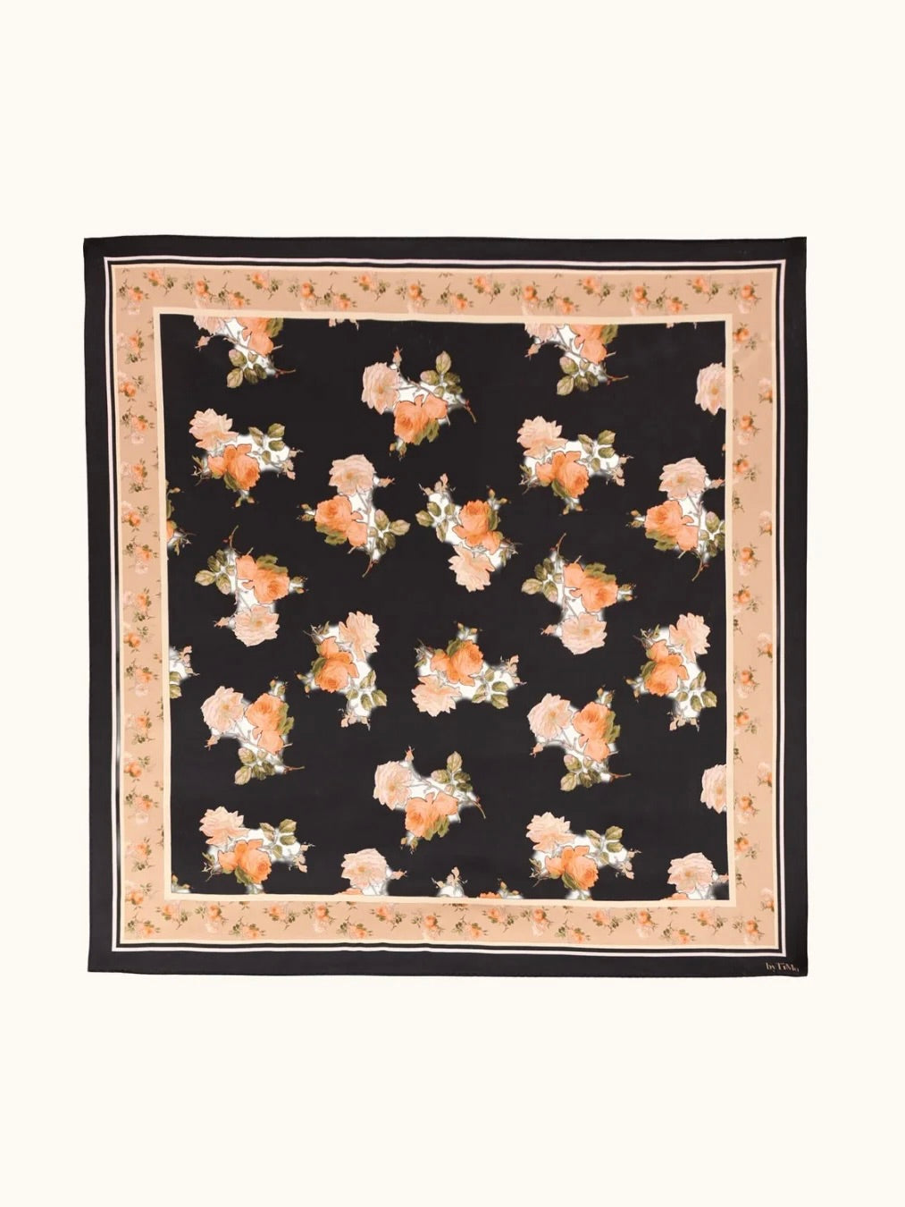Silk Scarf, Black