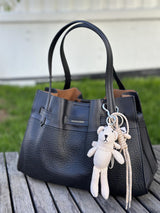 Bag Charm, Beige Teddy