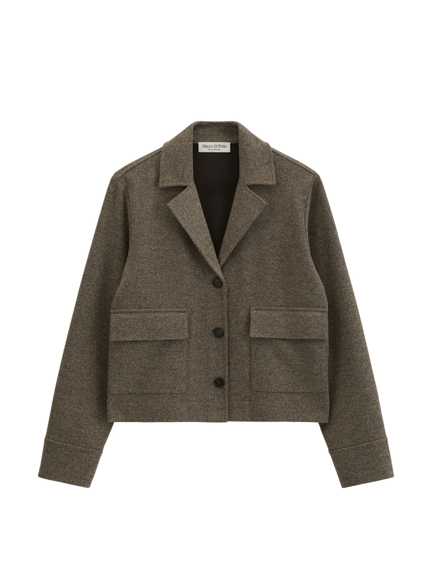 Jersey Blazer, Dark Brown