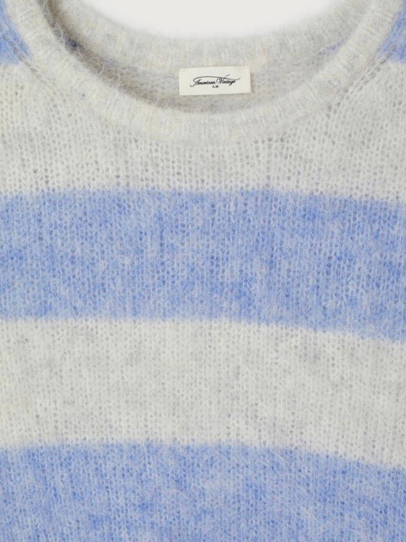 Niby Pullover, Blue/white