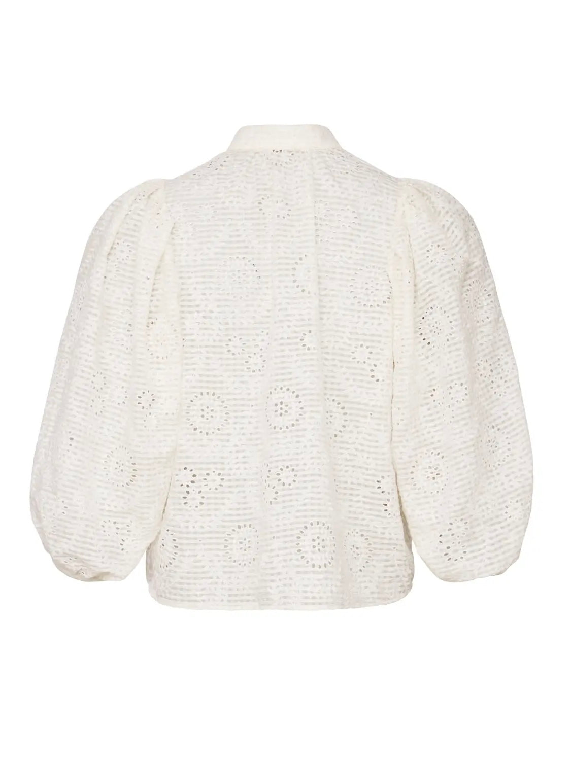 Checks Blouse, Off White