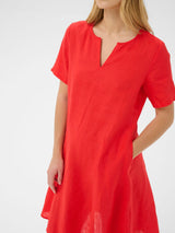 Aminasa PW Dress, Red