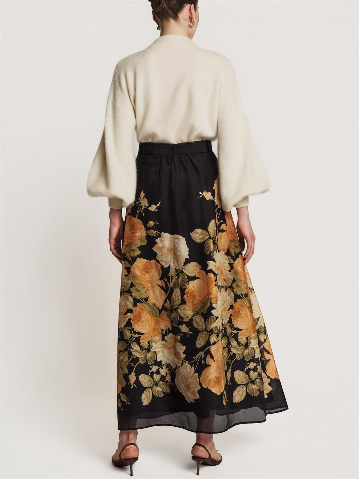Organza Skirt, Midnight Field