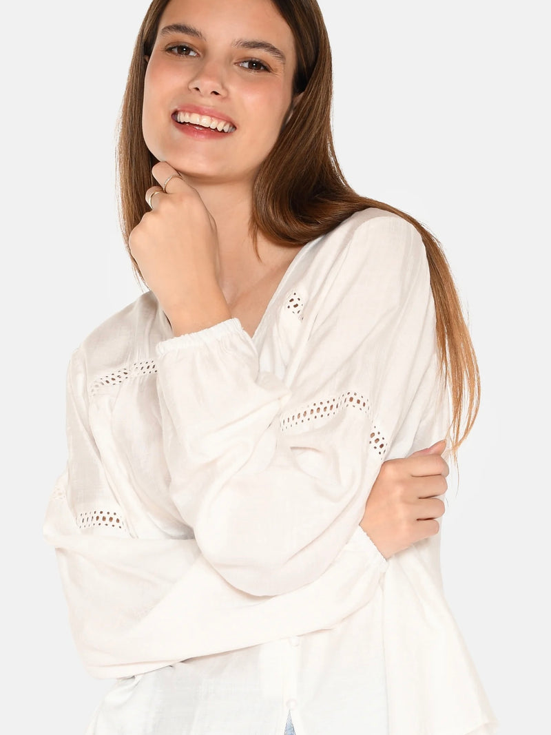 Lilyana Blouse 4237, White