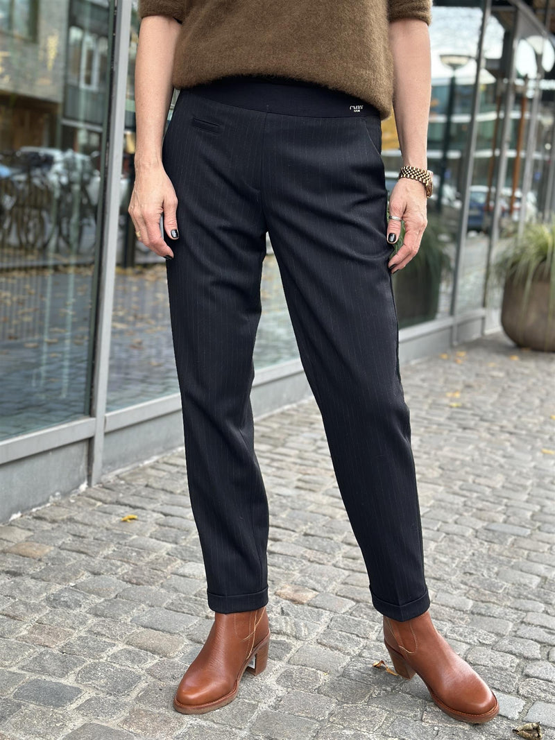 Kim Pant, Pin Stripe Deep Midnight