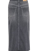 Dilin PW Skirt, Grey Denim