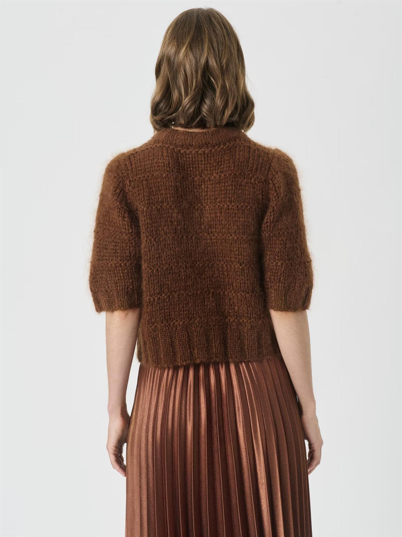 Vernona PW Cardigan,Brown