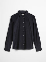 Blouse, kent collar, Night Blue