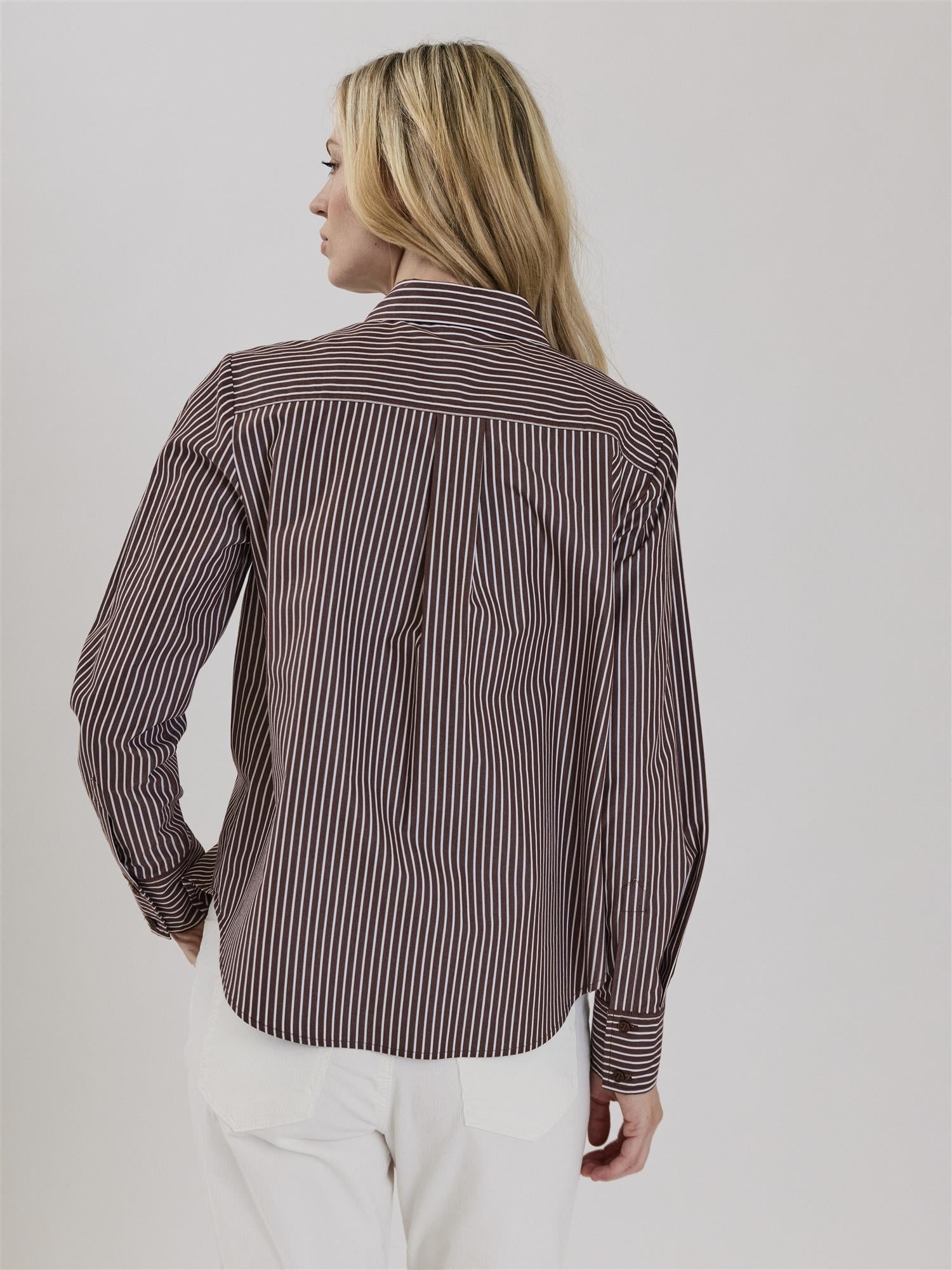 Rinnah Shirt, Chocolate