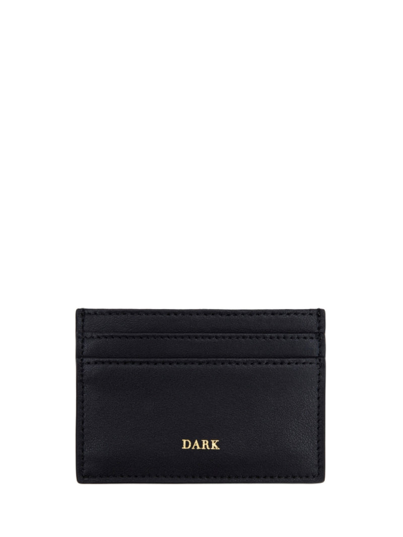 Leather Card Holder Nappa, Black