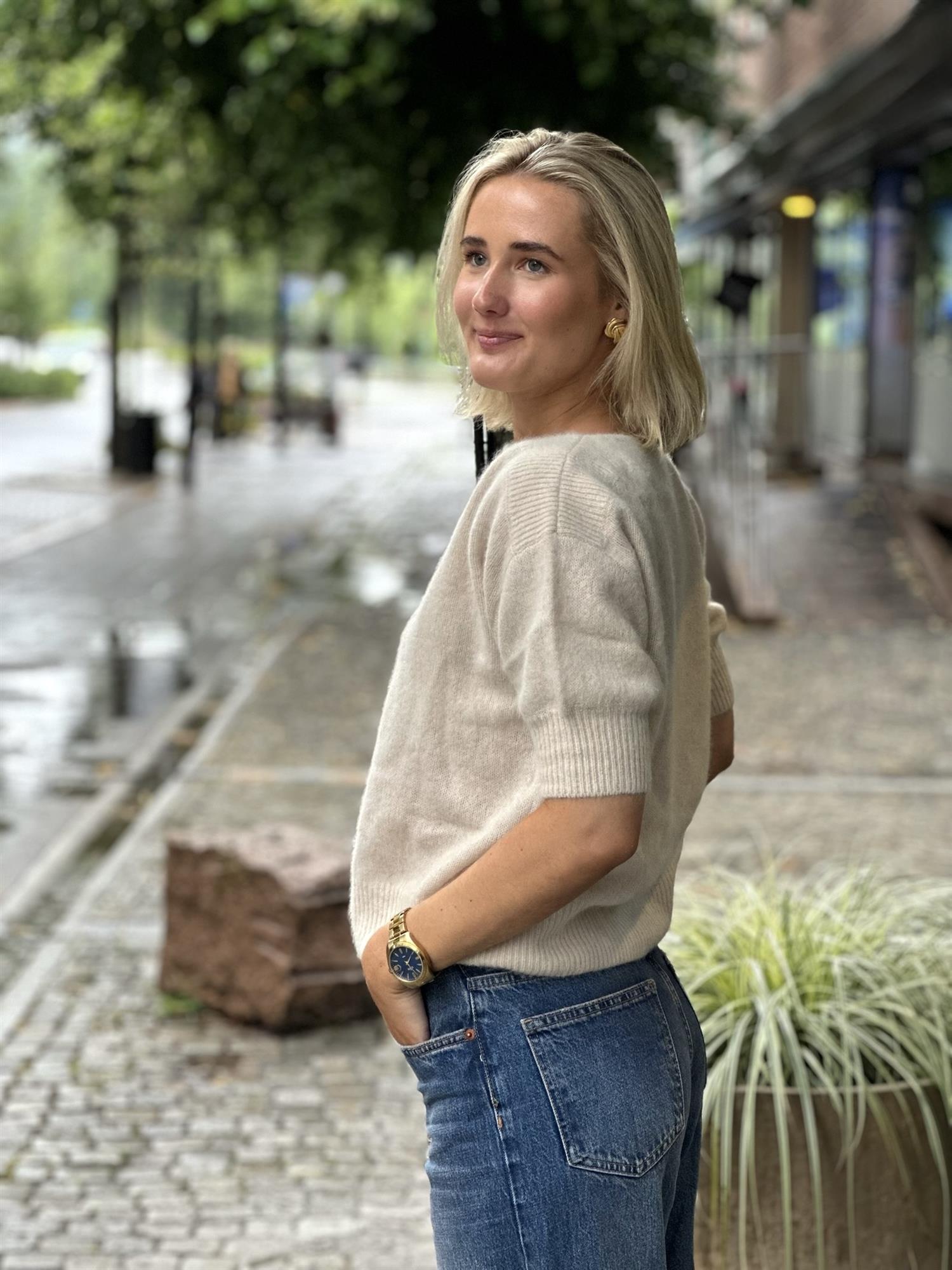 MOI Pullover, Oatmeal Beige