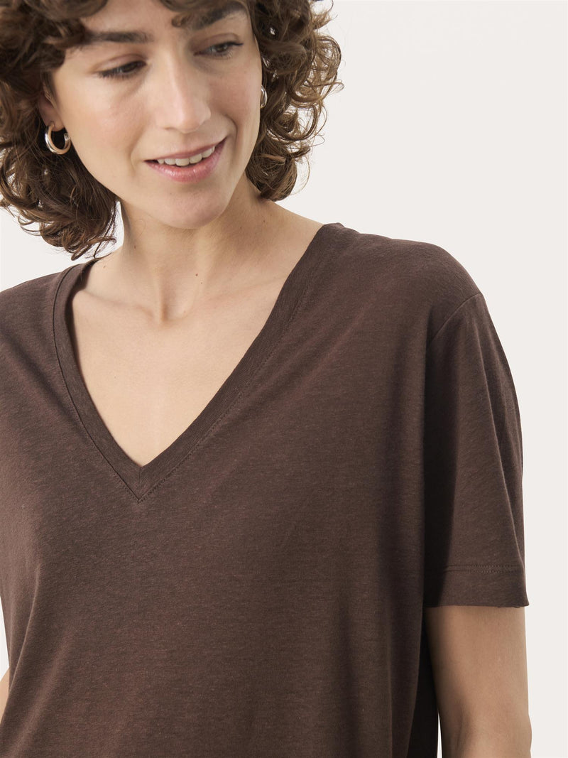 Riona PW T-Shirt, Brown