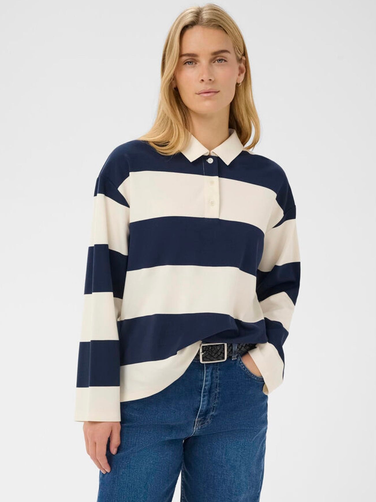 Amari PW T-Shirt, Blue/white