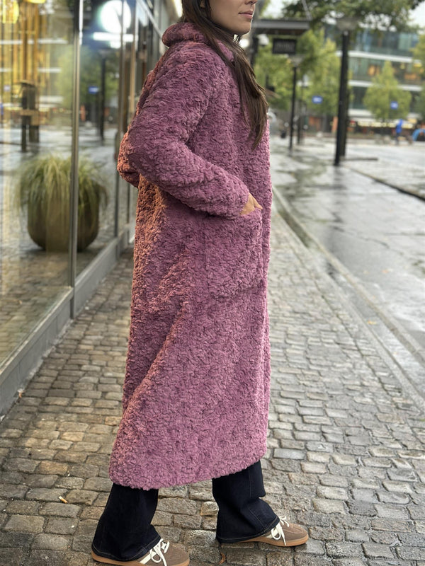 Fake Fur Coat, Rosa