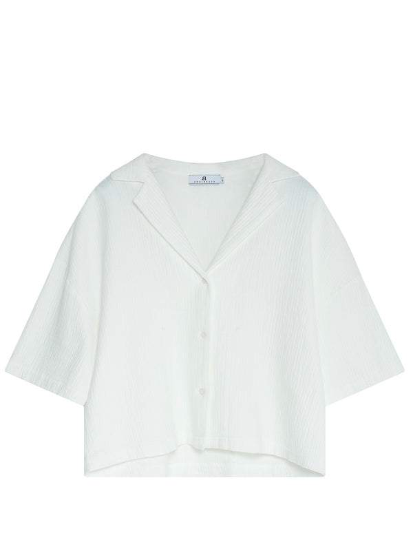 DELOS Quilted Cotton, Shirt, White