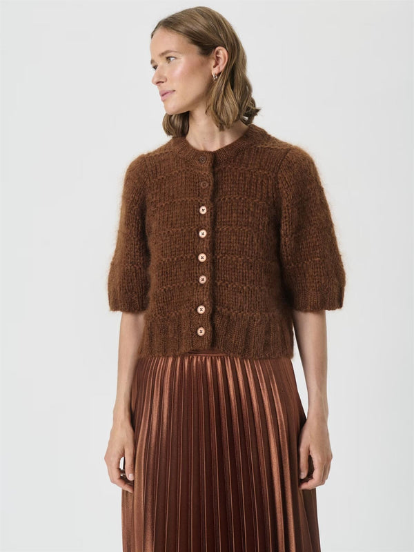 Vernona PW Cardigan,Brown
