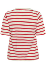 Ratani PW T-shirt, Red and white