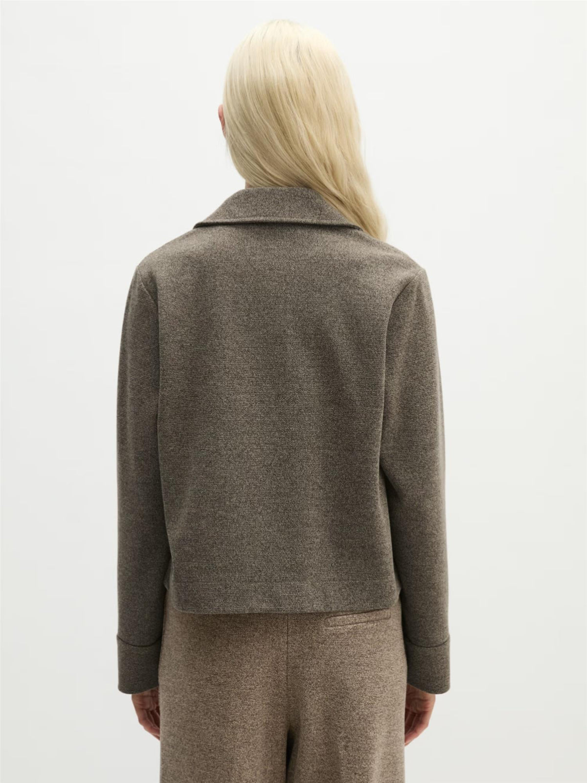 Jersey Blazer, Dark Brown