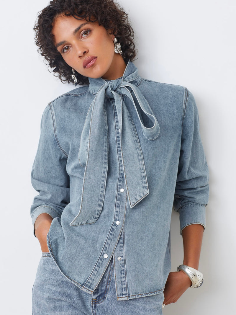 Laos Blouse, Blue