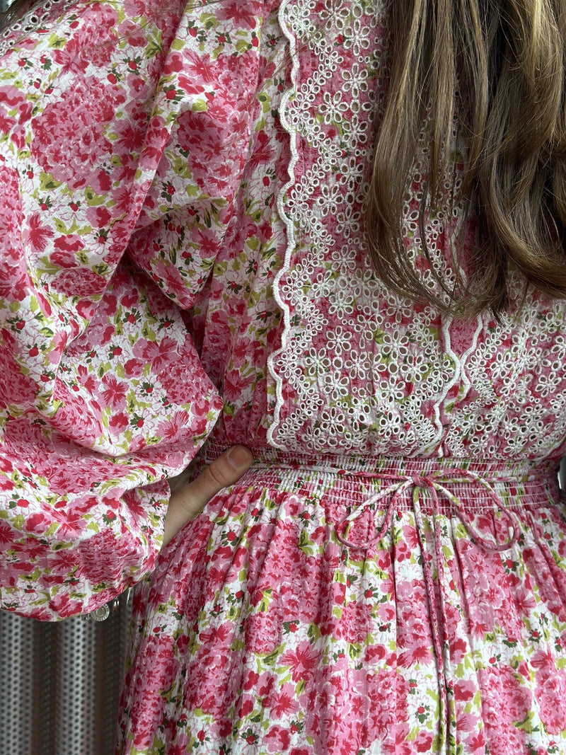 Cotton Slub Midi Dress, Summer Fields