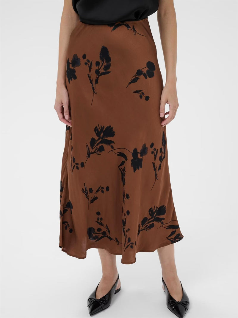 Laurina PW Skirt, Brown/Black