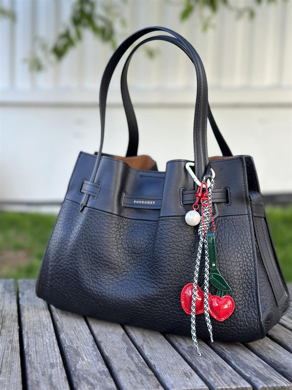 Bag Charm, Red Cherry