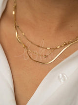 Foxy necklace, Gold