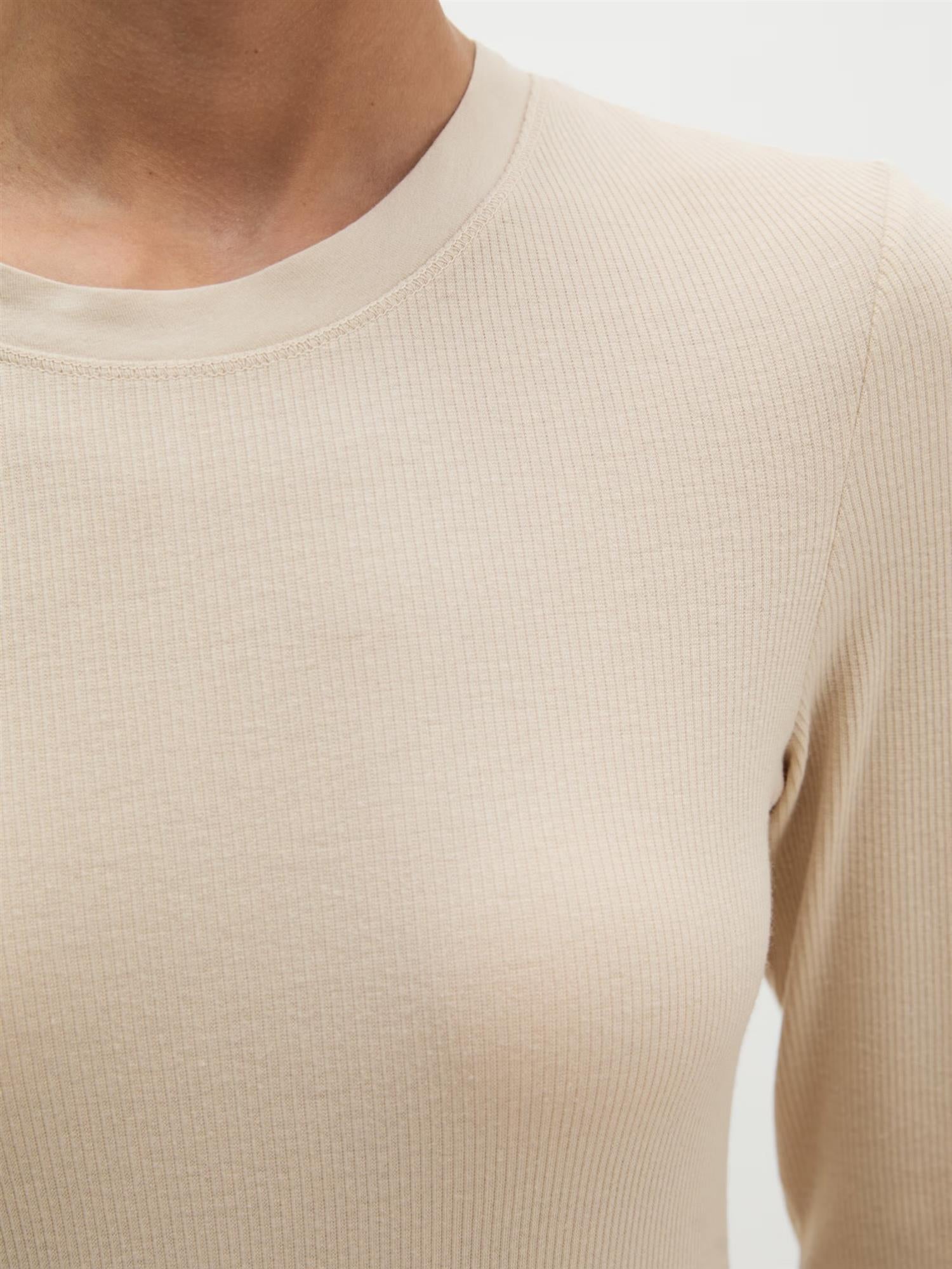 Jersey T-Shirt Longsleeve, Natural