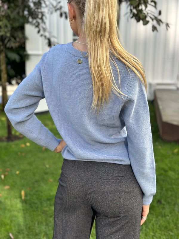 Preet - Pullover, Dusty Blue