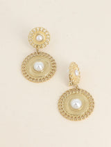 Pendant Clip curls, Gold