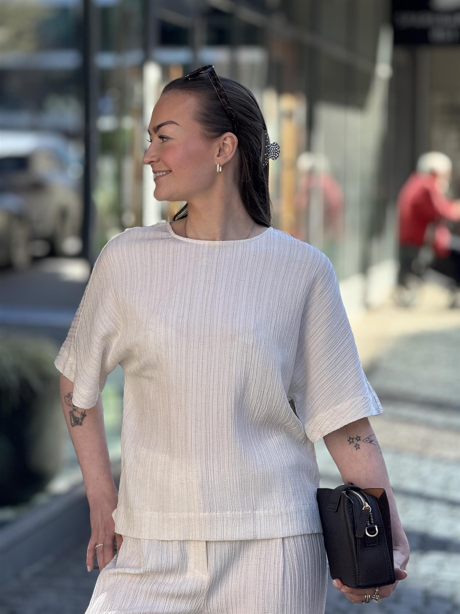 LR-REMY 1, Blouse, Cream