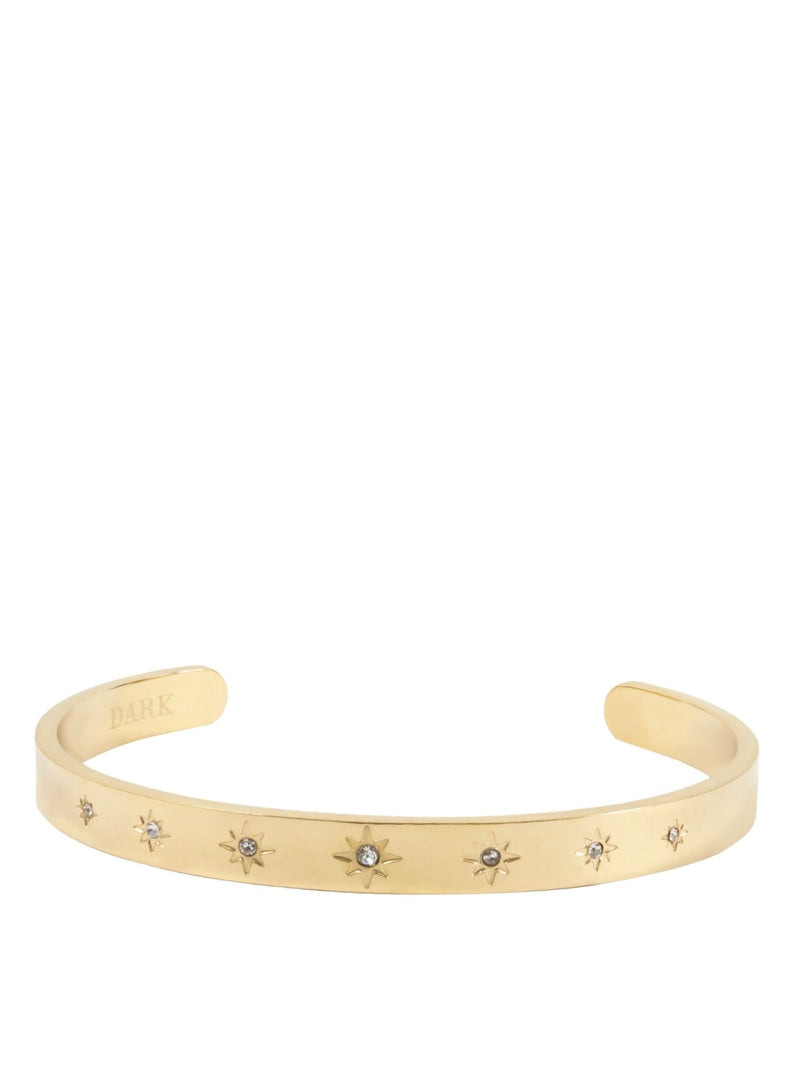 Crystal Star Cuff, Gold