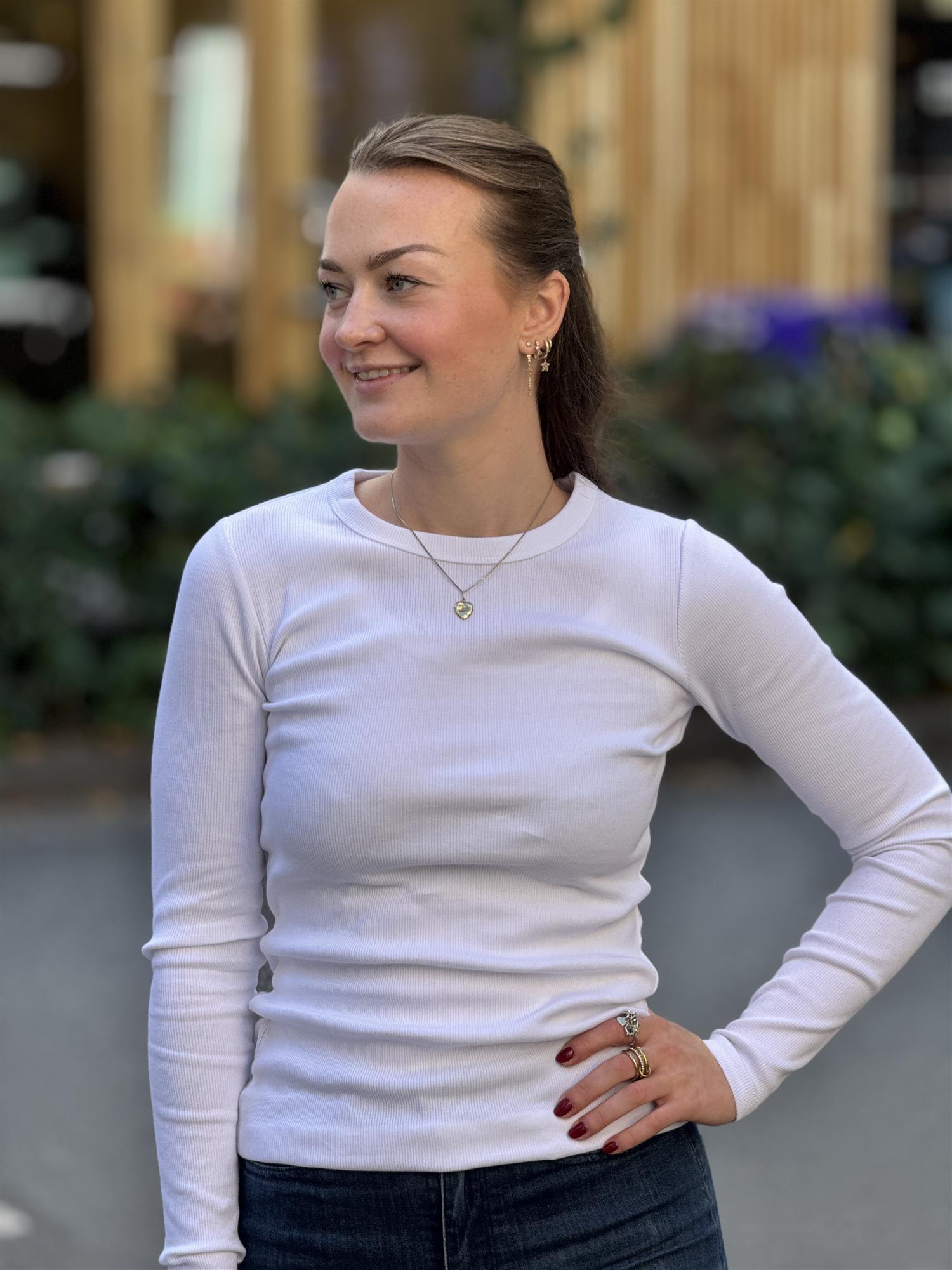 Bodil Longsleeve, White