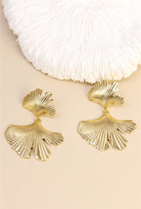 Earrings, Ginkgo