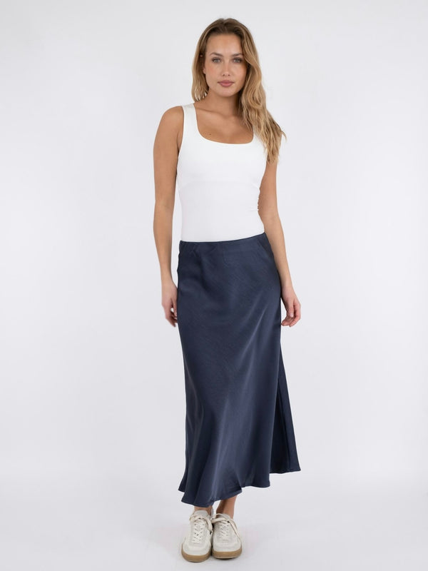 Bovary Skirt, Midnight Blue