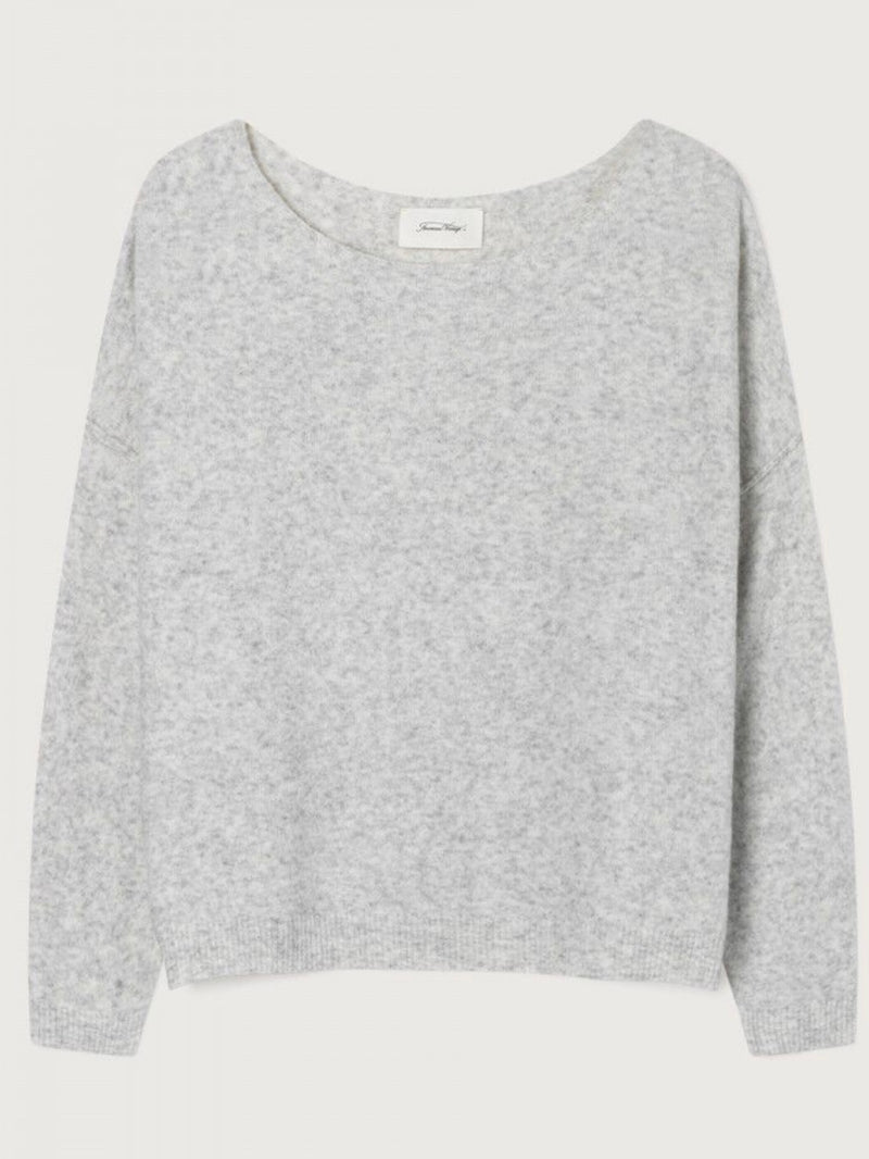 Damsville Pullover, Heather Grey