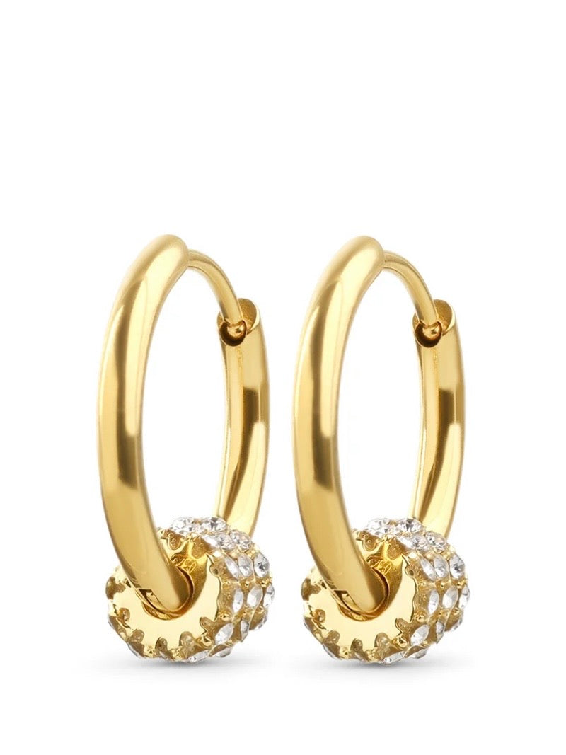 Hevin - Hoop Earrings Stainless Steel - Gold and Silver