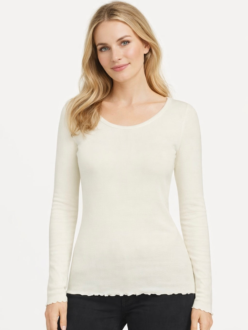 Amber T-shirt, Ivory